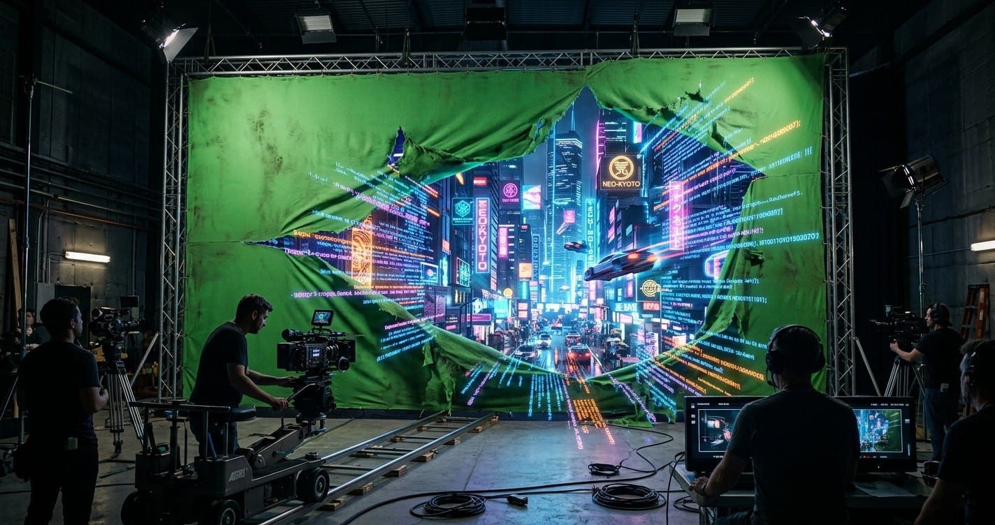 AI Green Screen Transformation