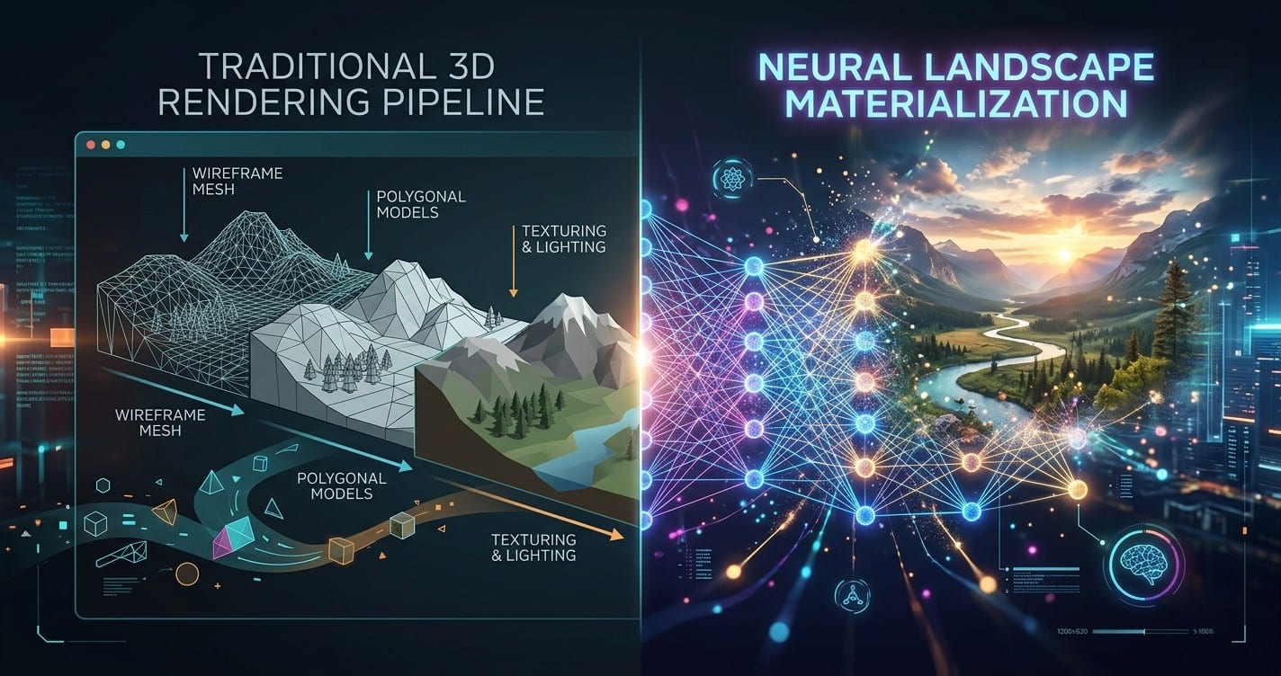 Traditional vs Neural Rendering
