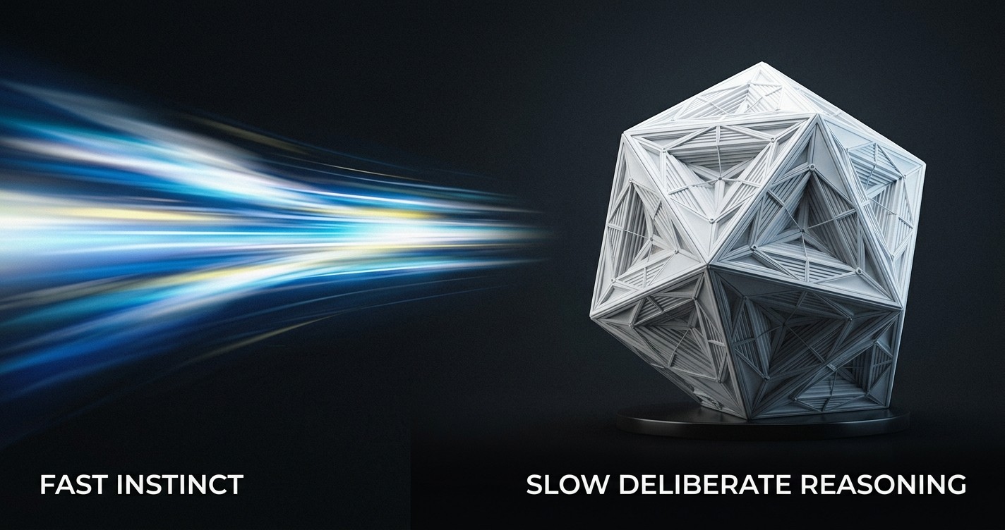 System 1 vs System 2 concept