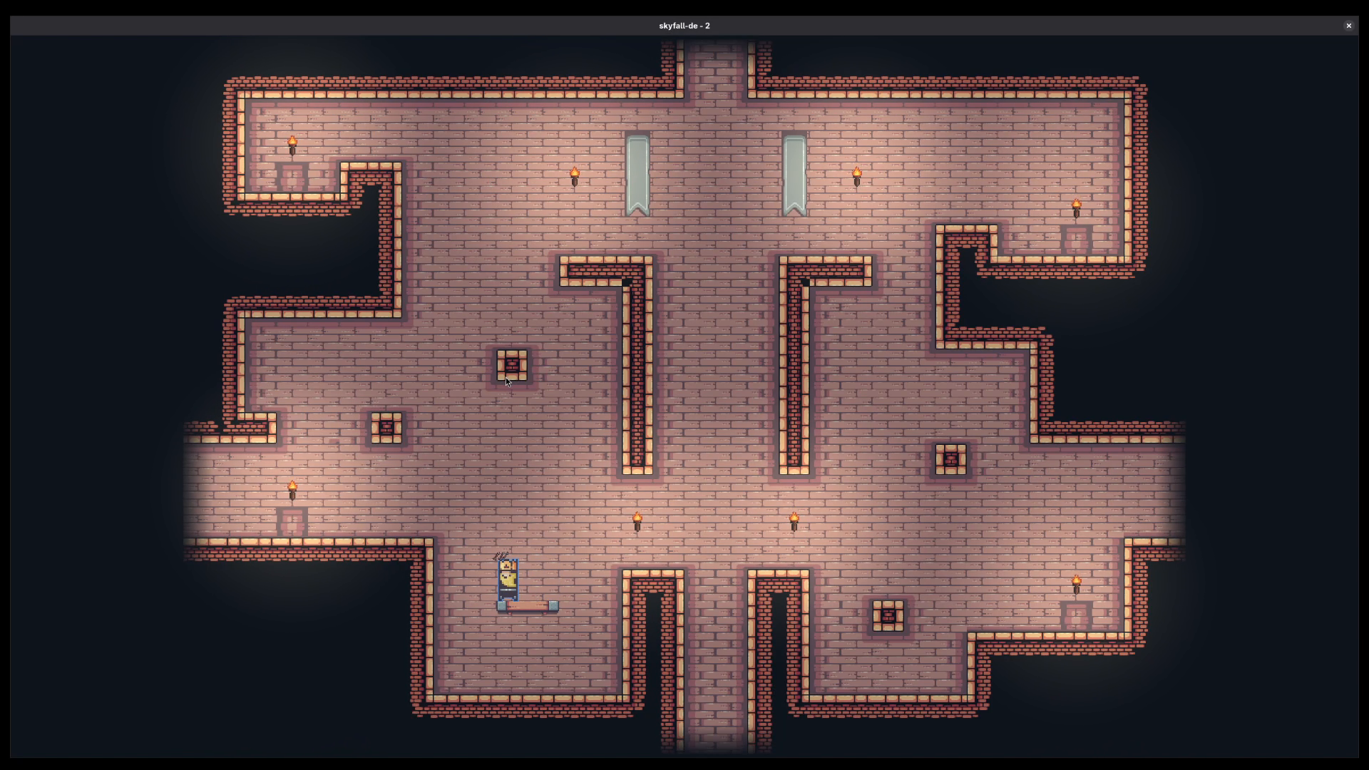 Light test on a platform