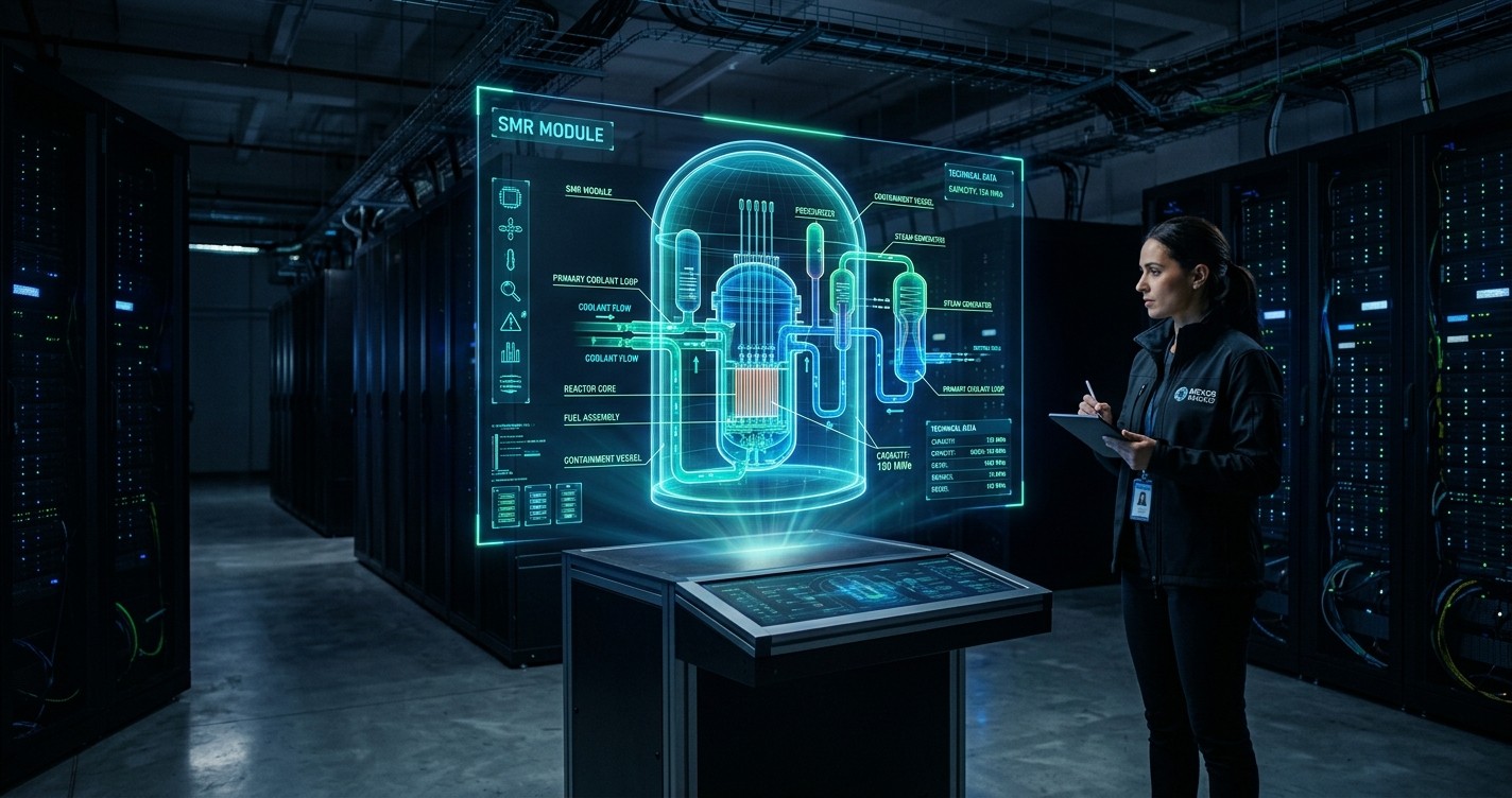 Blueprint of an SMR in a server room